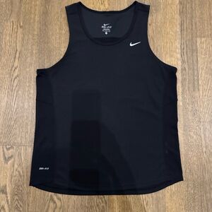Nike Men’s Black Dri-FIT Athletic Tank – Size M